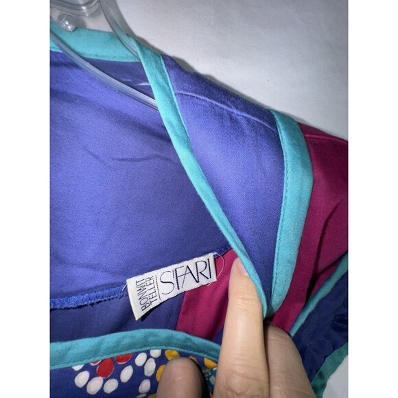 Jeanne Marc Vintage 80s Jumpsuit Sz Small‎ 8 / 10  Wearable Art eighties Rare - Picture 13 of 16